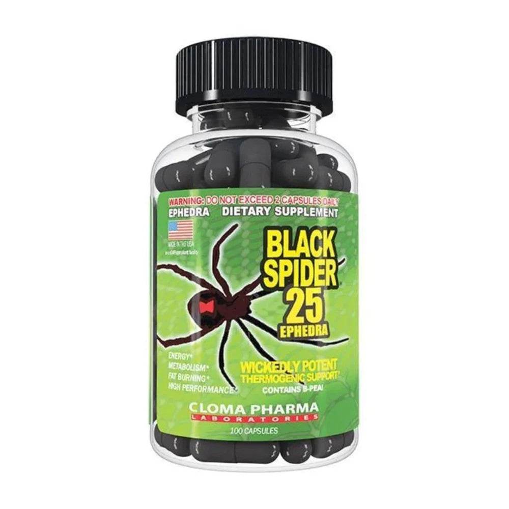 Cloma Pharma Black Spider 100 Capsules