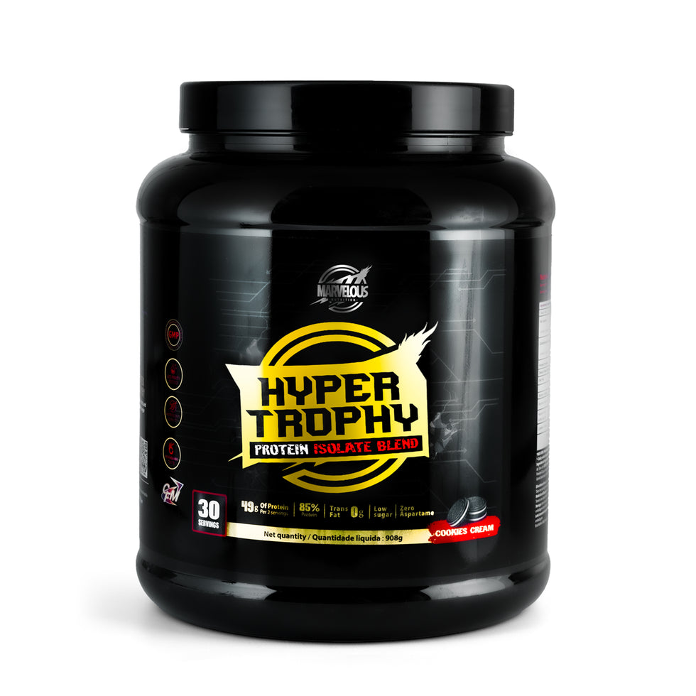 Marvelous Nutrition Hyper Trophy Protein Isolate Blend-30Serv.-908G.-Cookies&Cream