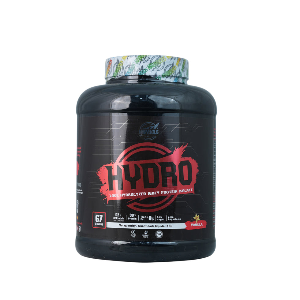 Marvelous Nutrition Hydro100% Hydrolyzed Whey Protein Isolate-67Serv.-2KG