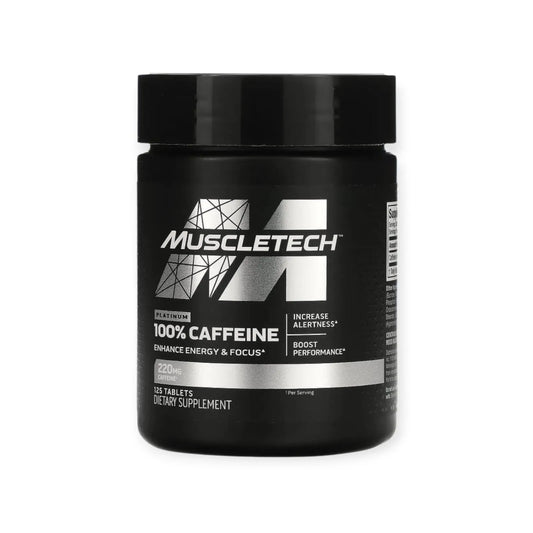 Muscletech Platinum 100% Caffeine – 125 Tablets
