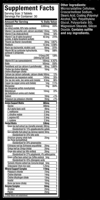 Muscletech Platinum Multivitamin – 90 Tablets