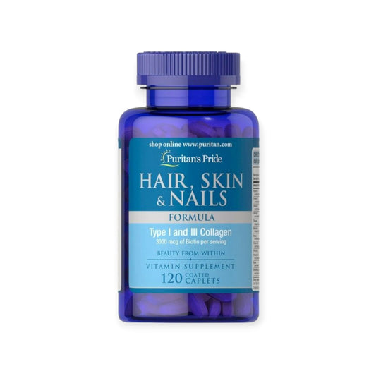 Puritan’s Pride Hair Skin - Nails Formula 120 Caplets